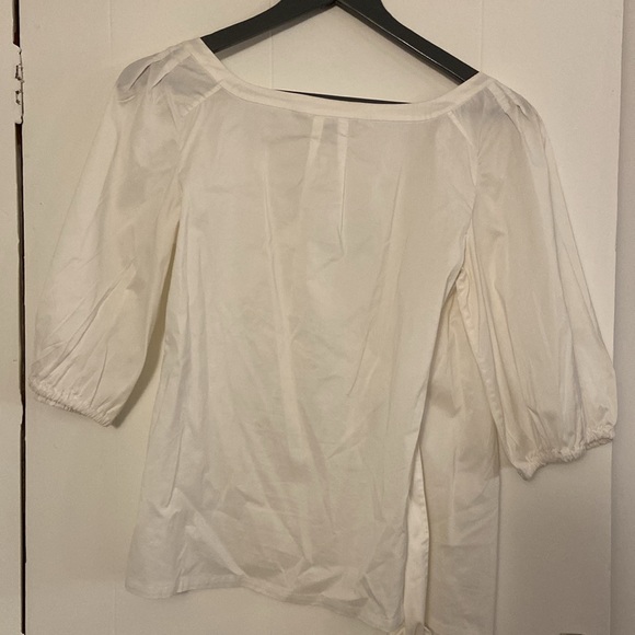 Diane von Furstenberg women’s white wrap blouse, size 0 - Picture 5 of 10